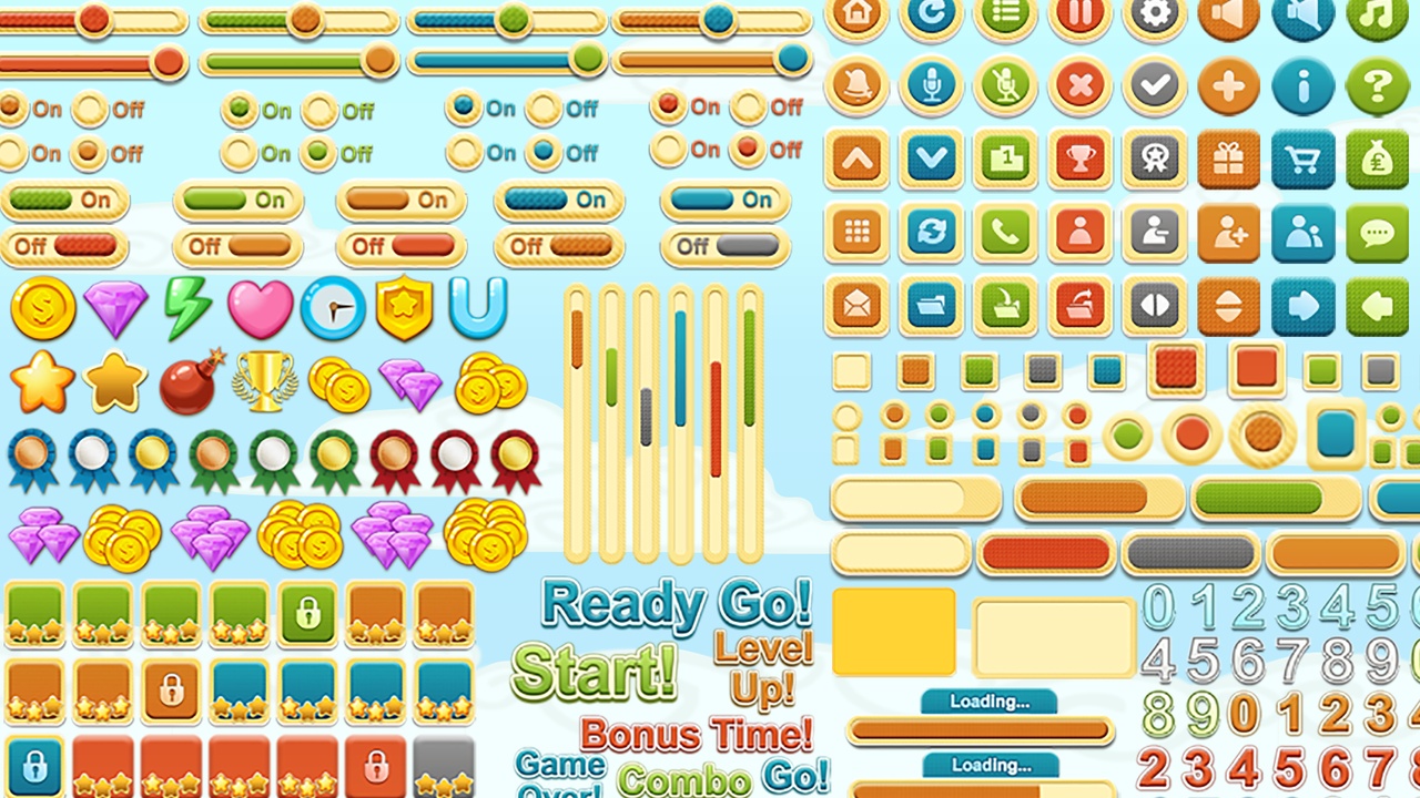 Media 1 for listing 4500 Cartoon GUI  Textures