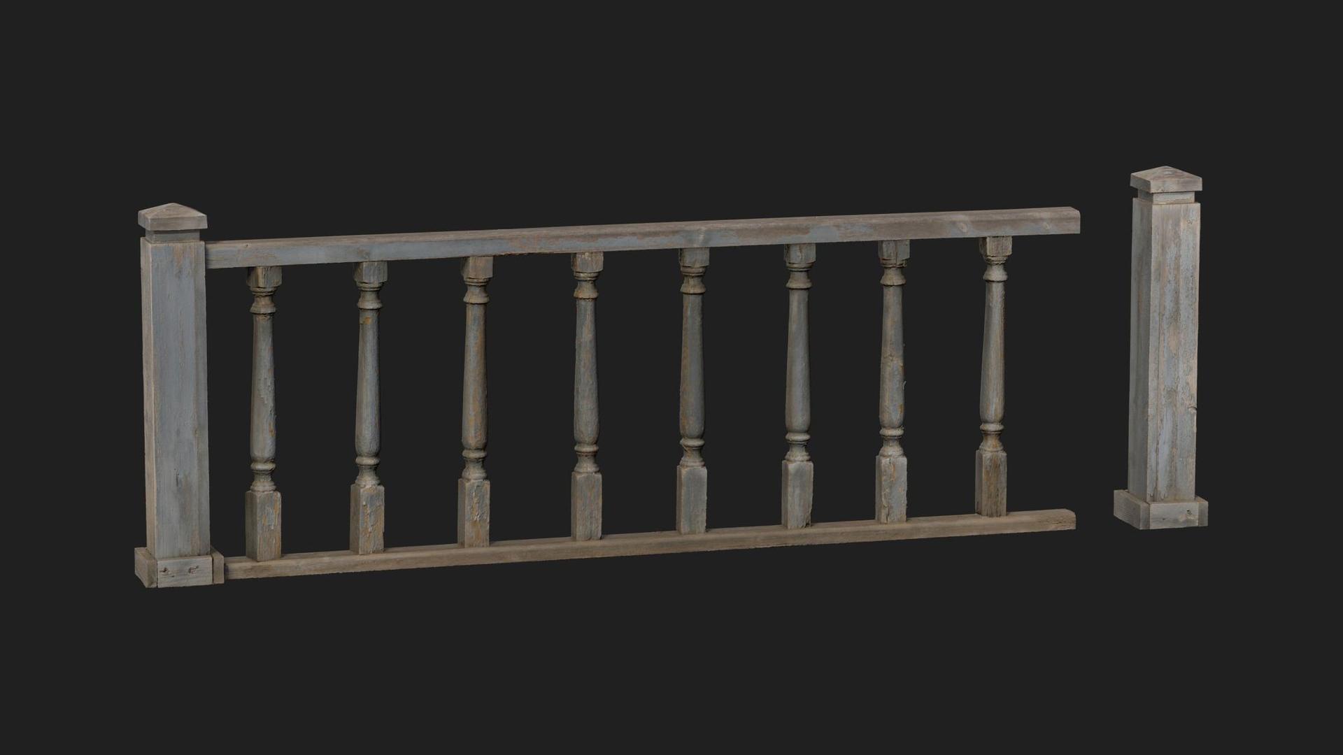 Wooden Railing Rvt Modular Wooden Railing | Fab