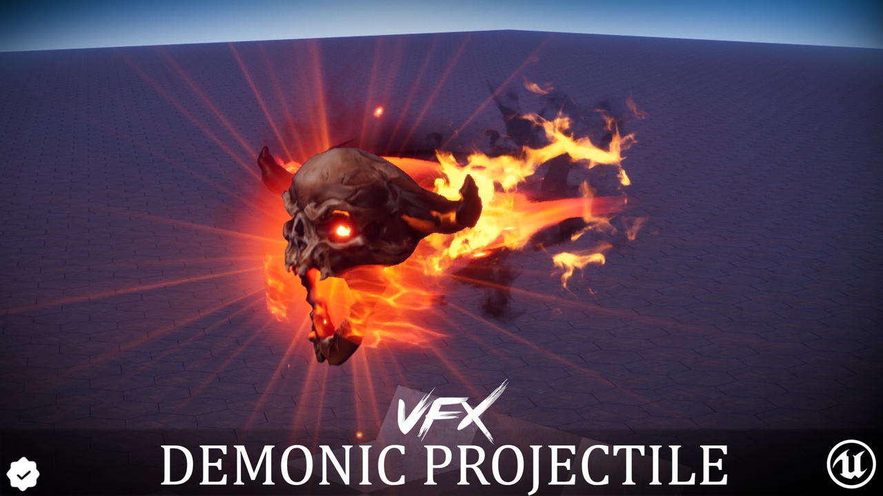 Media 1 for listing Demonic Projectile & Hit VFX