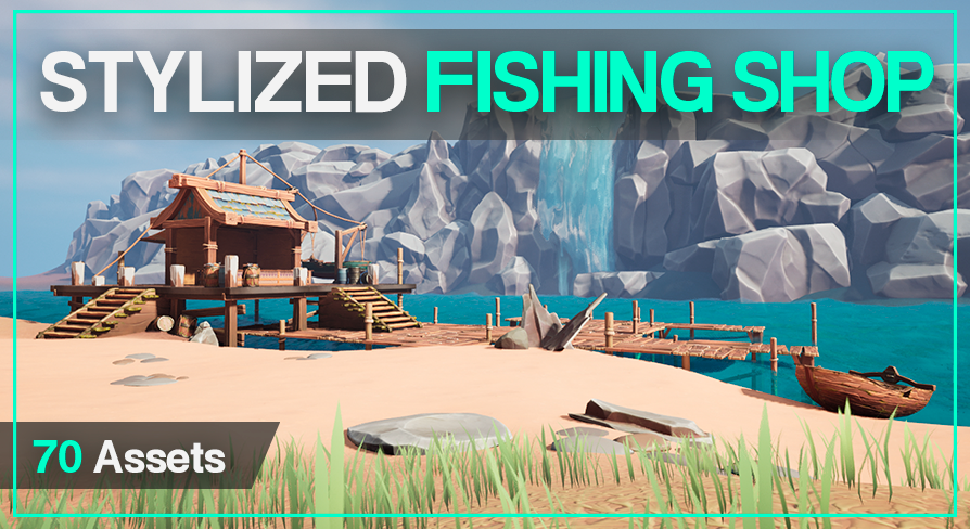 Stylized Fishing Shop | Fab