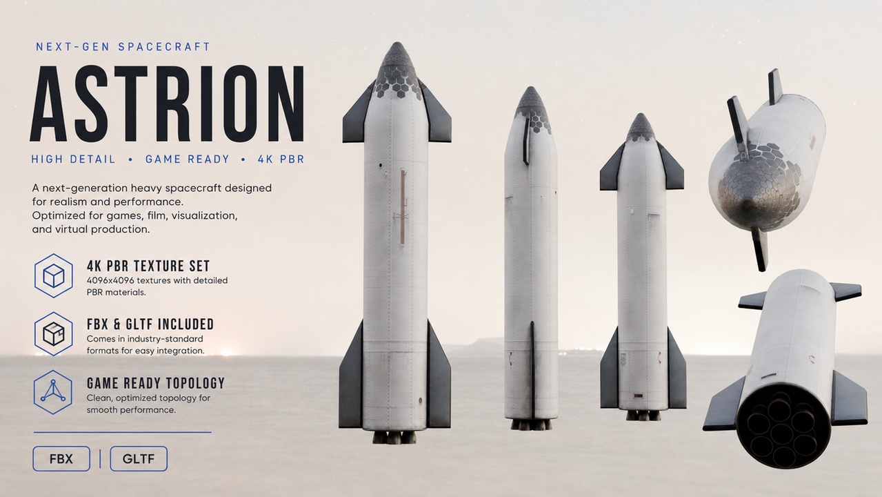 Media 1 for listing Astrion β Next-Generation Spacecraft π