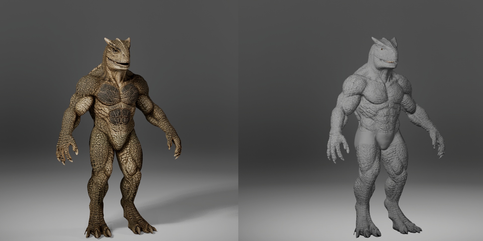 Media 1 for listing Dinosaur Metahuman Character