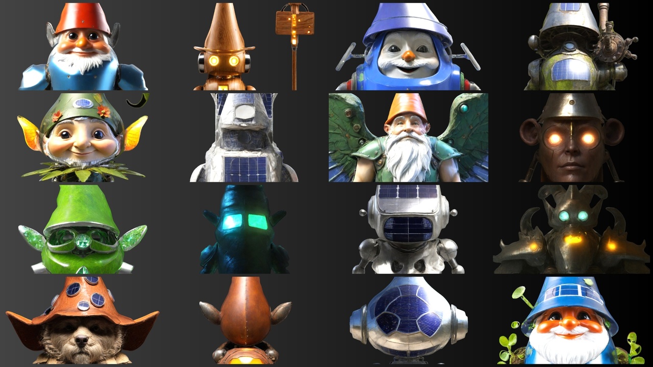 Media 1 for listing Enchanted Guardian Gnomes: Magical Defenders Collection