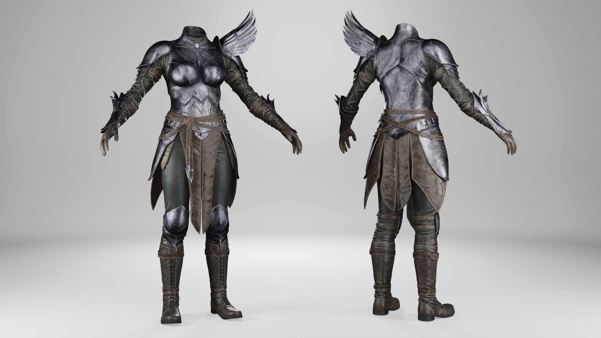 Media 1 for listing Dark Elf Warrior Outfit