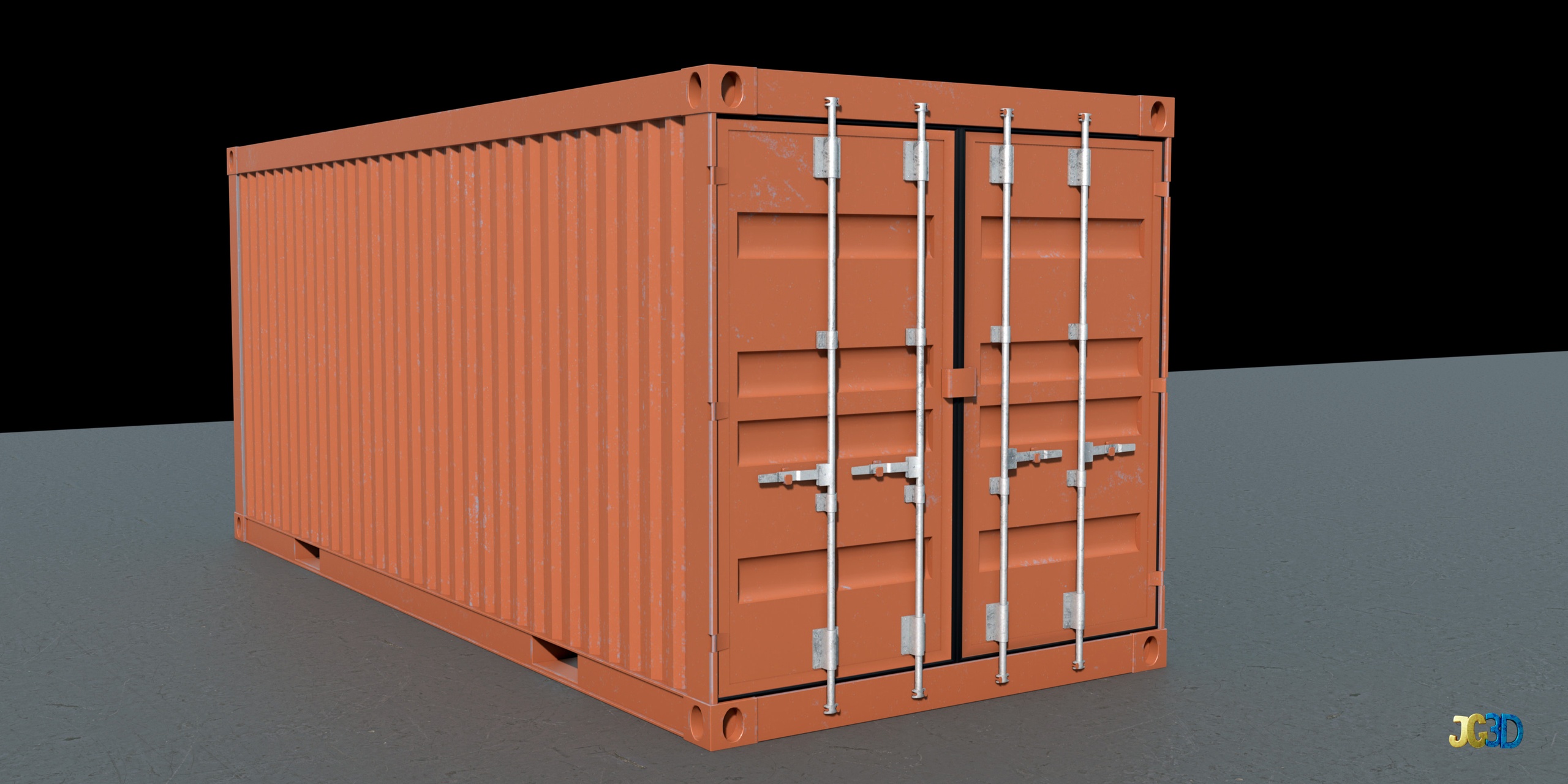 Media 1 for listing Red Shipping Container- 4k PBR