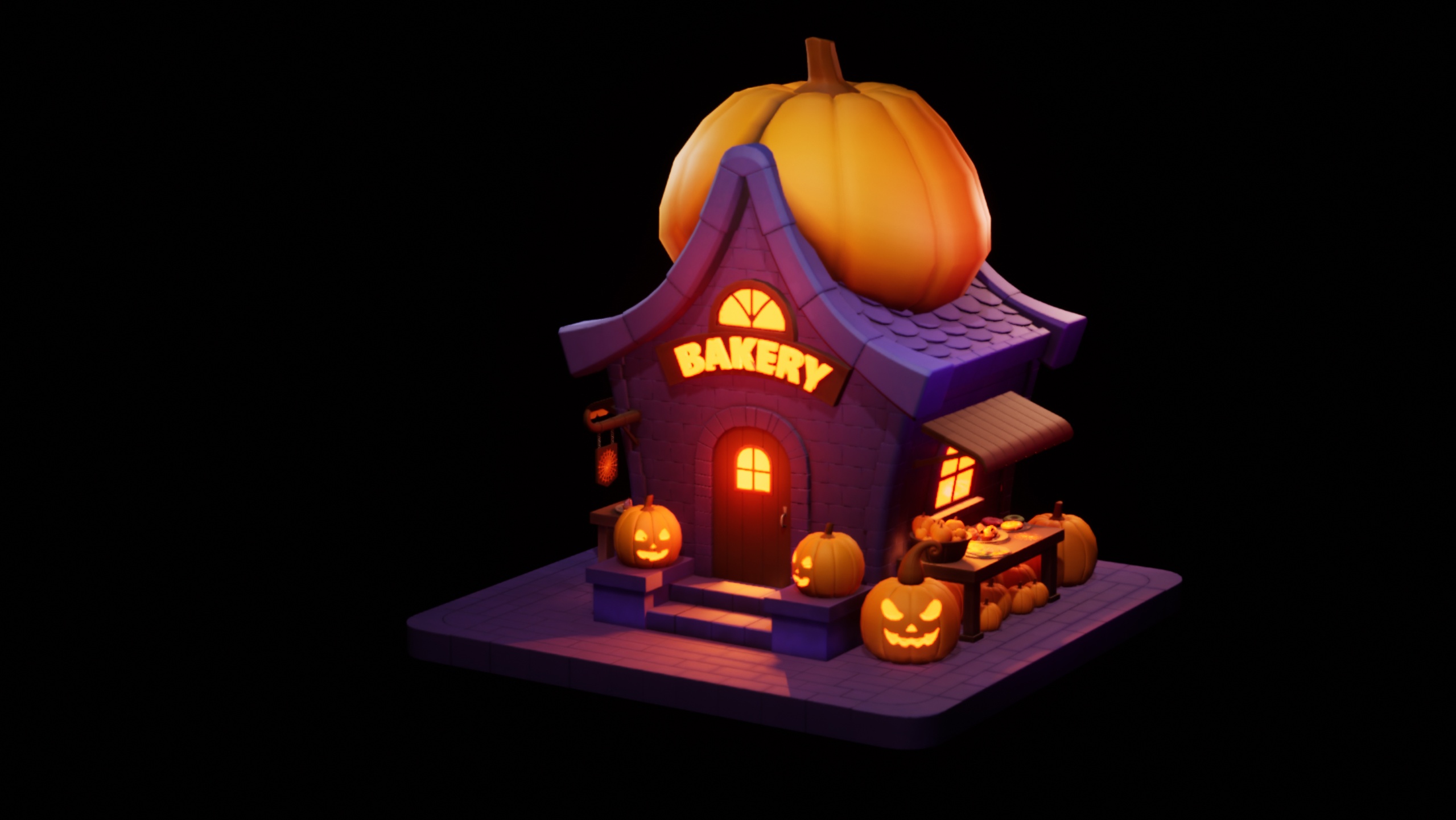 Media 1 for listing Stylized Halloween Bakery