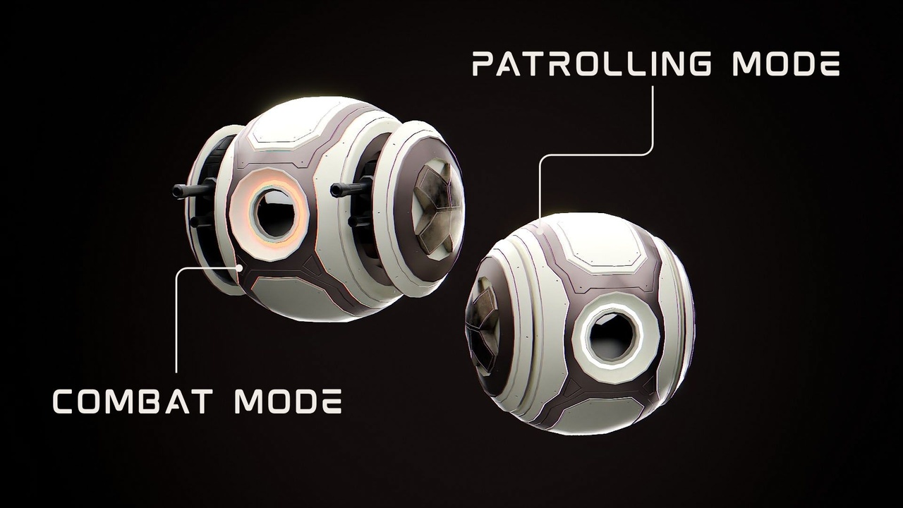 Media 1 for listing Sci-fi Patrol and Combat Drone