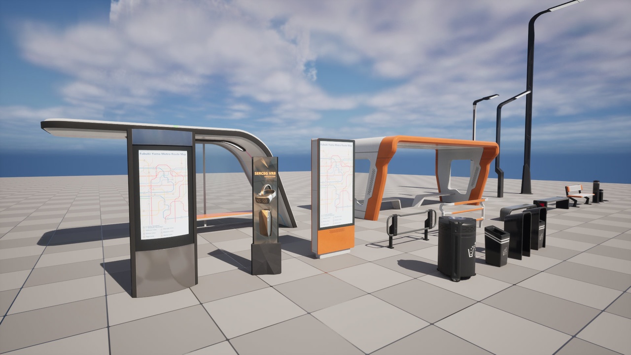 Media 1 for listing Modern Street Props - 16 Pieces