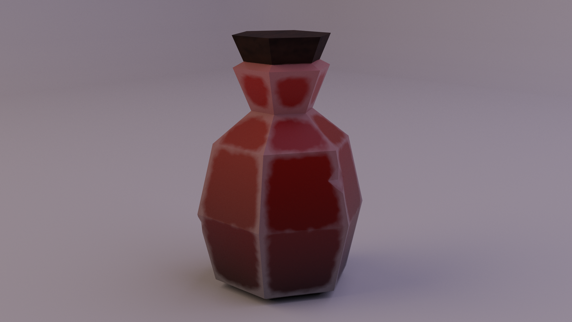 Low Poly Potion Bottle | Fab
