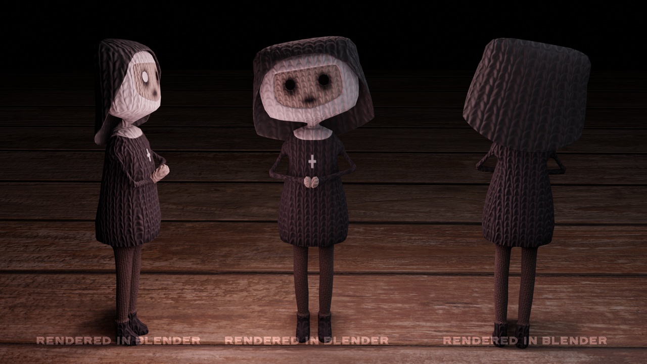 Media 1 for listing Nun doll