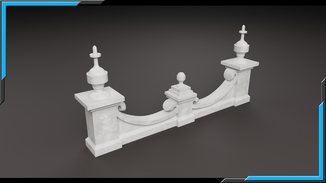 Media 1 for listing Building Architecture Element Textured Base Mesh 07