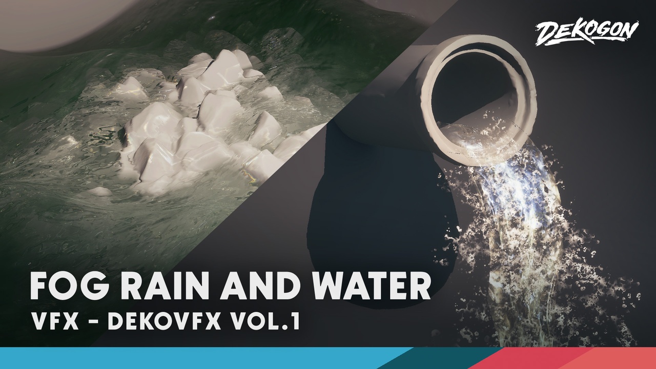 DEKO/VFX VOL.1 - Fog, Rain, and Water 제품 등록을 위한 미디어 1개