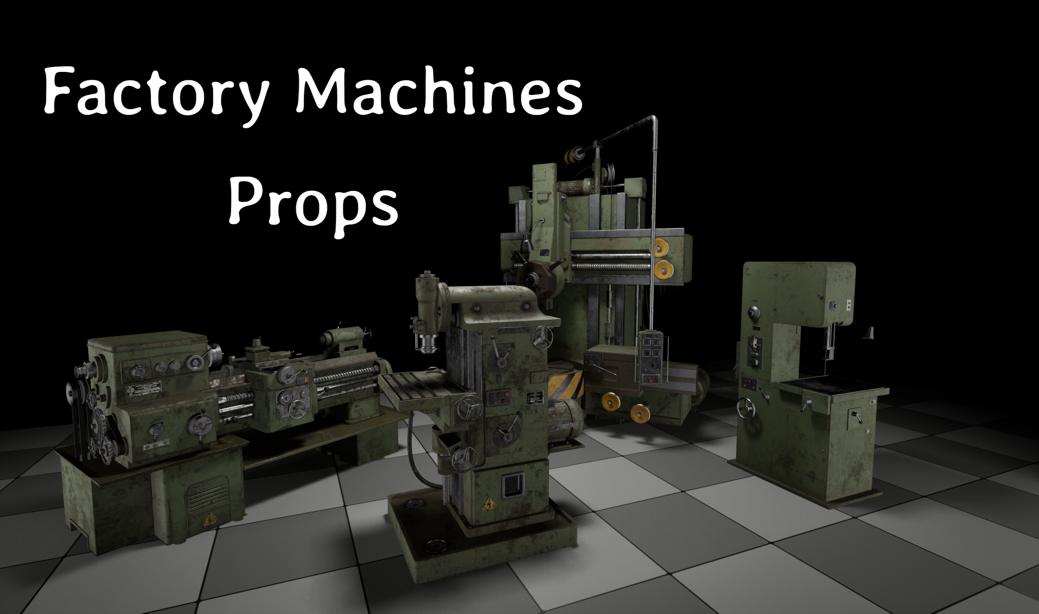 Prop Up Machine Factory Machines – GameReady Props | Fab