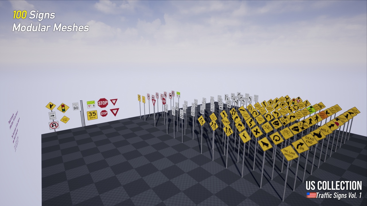 Media 1 for listing US Collection: Traffic Signs Vol. 1