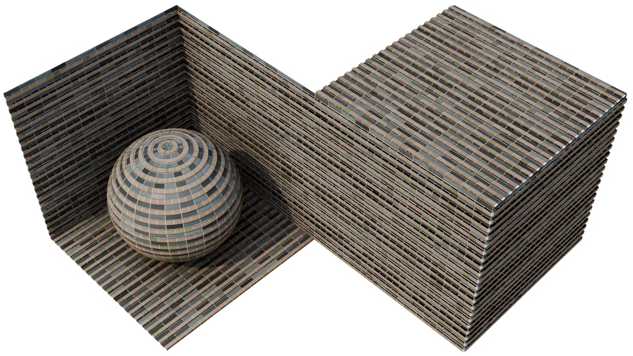 Media 1 for listing Realistic PBR material. The brick wall #21