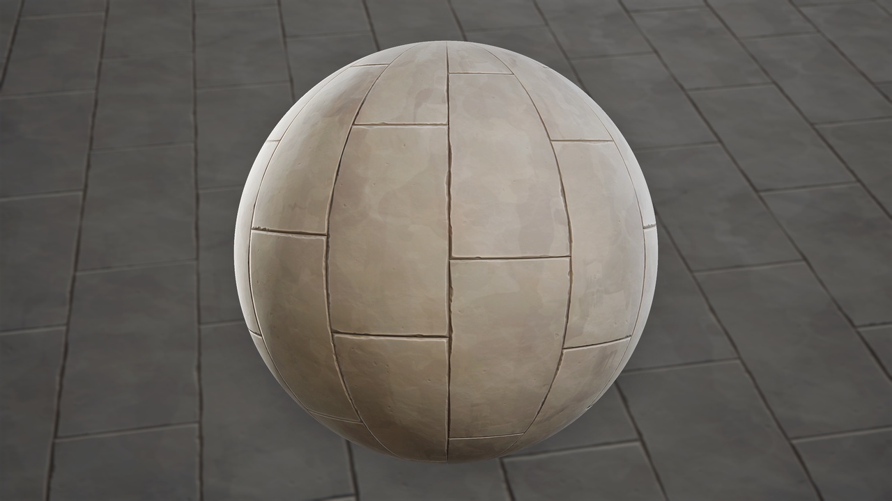 Média 1 pour l'article Stylized Concrete Panels 01B - Material