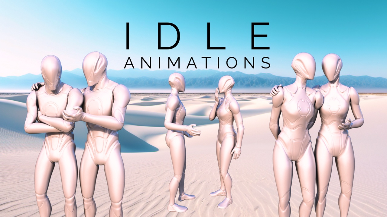 Media 1 for listing 90+ Couple Stand Outdoor Animations