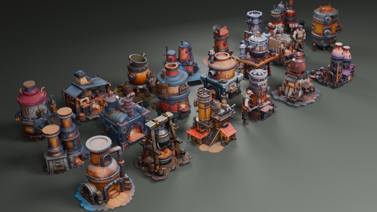 Media 1 for listing Stylized Blacksmith Set 2⚒️