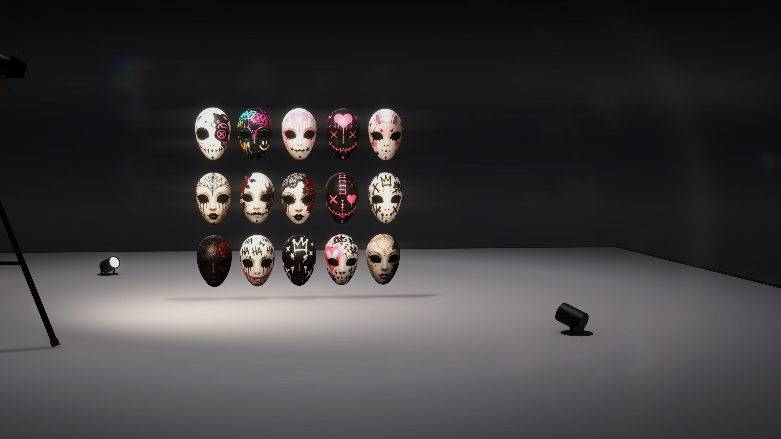 Media 1 for listing Stylized Horror Masks Collection Vol. 2