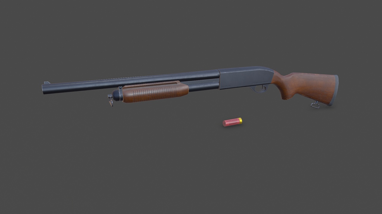 Media 1 for listing Shotgun Low-poly PBR