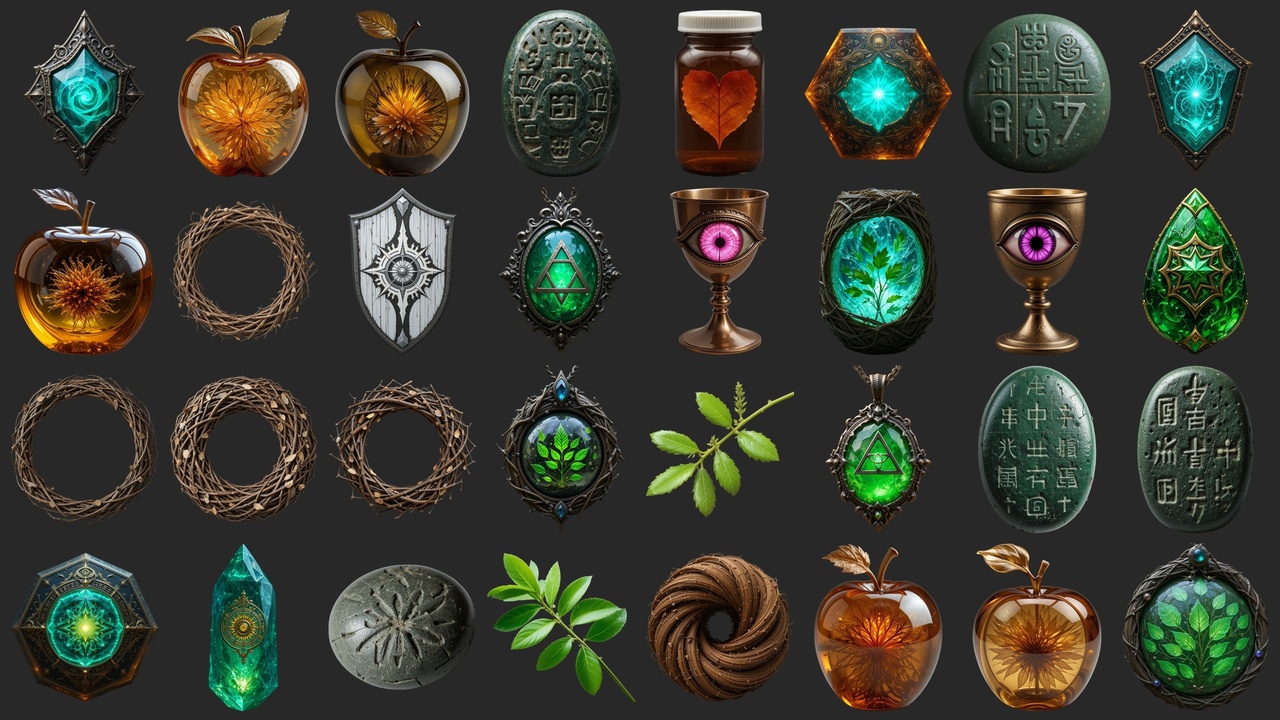 Media 1 for listing 70 Collectible RPG Items - Icons