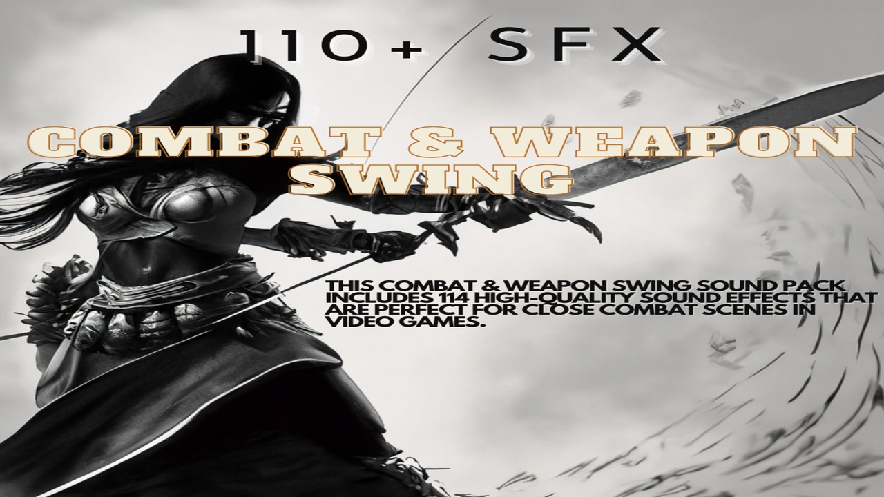 Combat & Weapon Swing Sound Pack | Fab