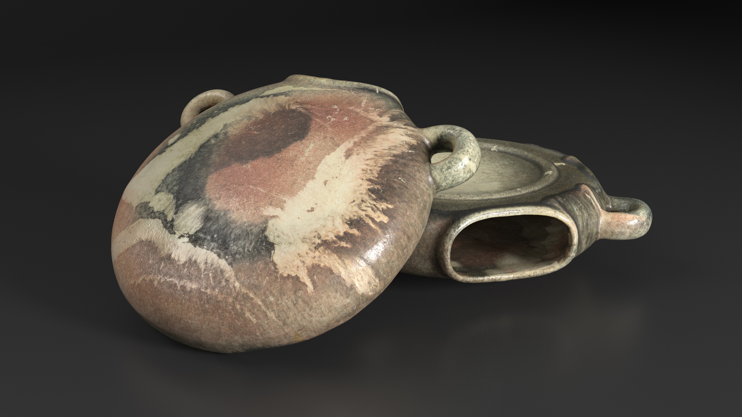 Media 1 for listing Antique Clay Vase - Ancient Ceramic Amphora