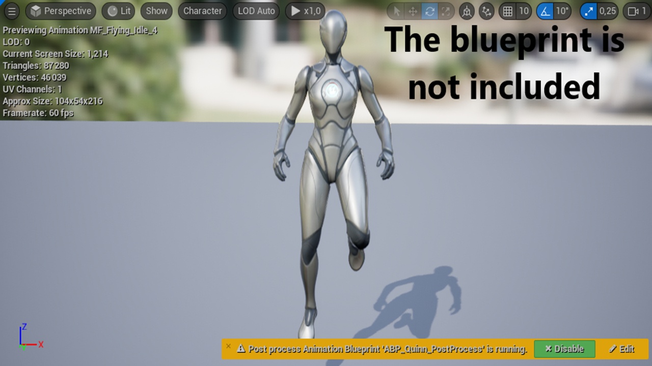 Media 1 for listing Basics_Flying_Superhero_Animation V1