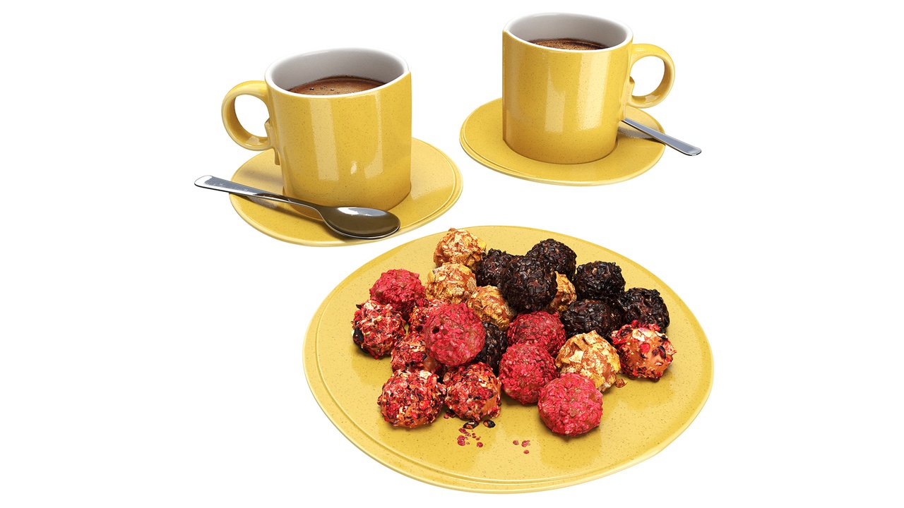 Medium 1 für Eintrag Coffee set with truffles