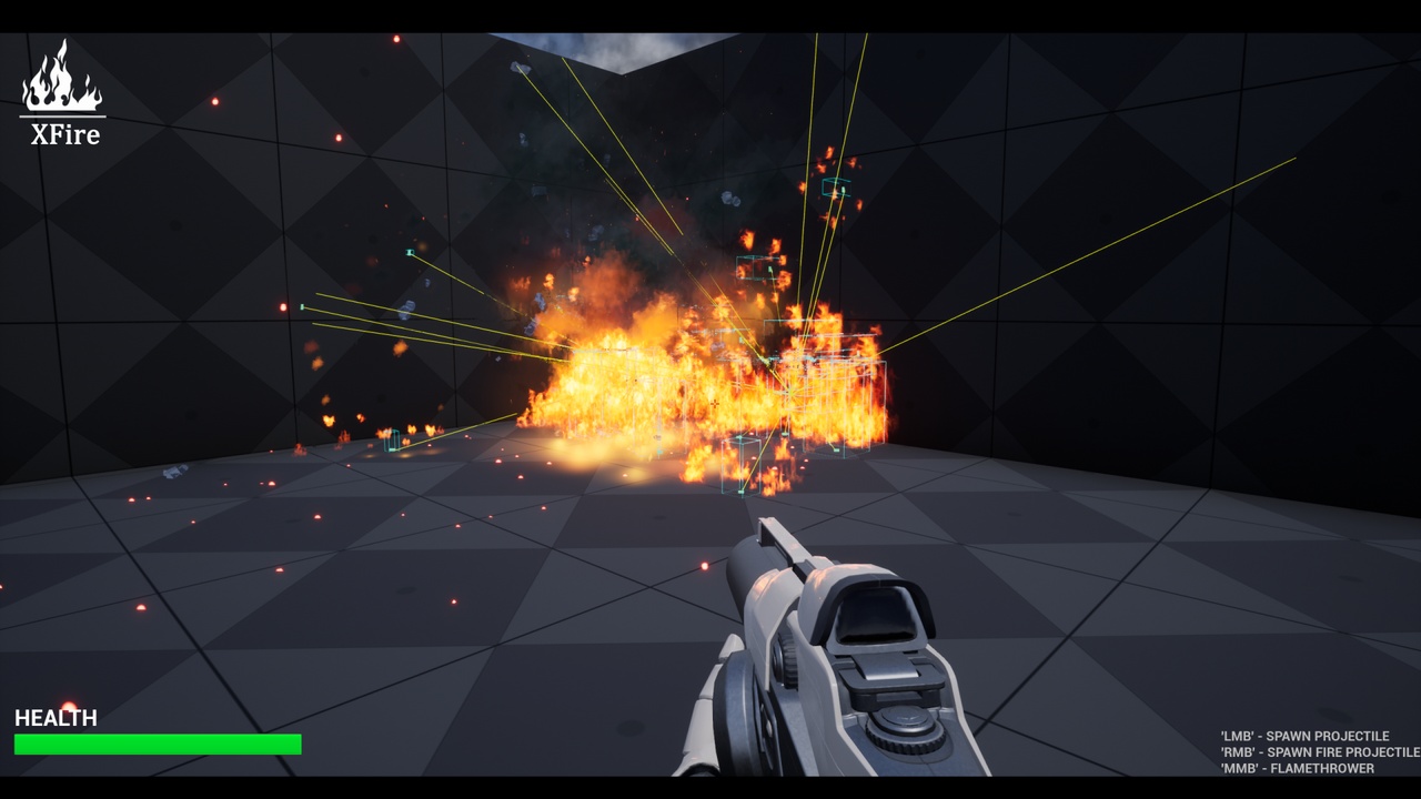 Media 1 for listing XFire - fire spawning system (with damage)!