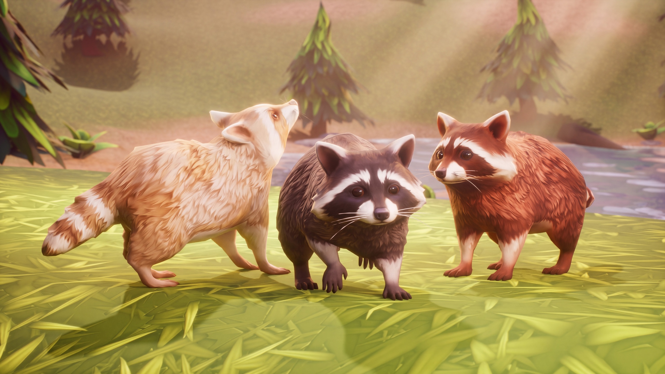 Media 1 for listing Stylized Raccoon forest animal + Ambient Wildlife AI system