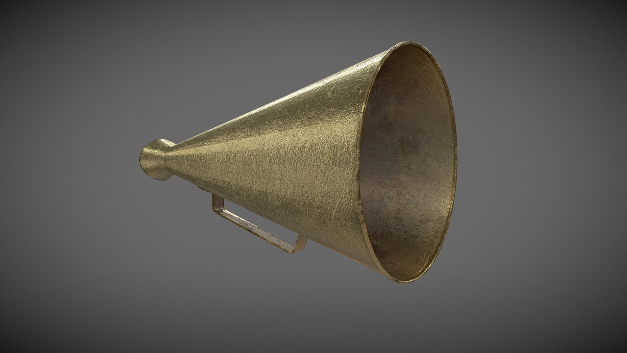 Media 1 for listing An old megaphone. Рупор.