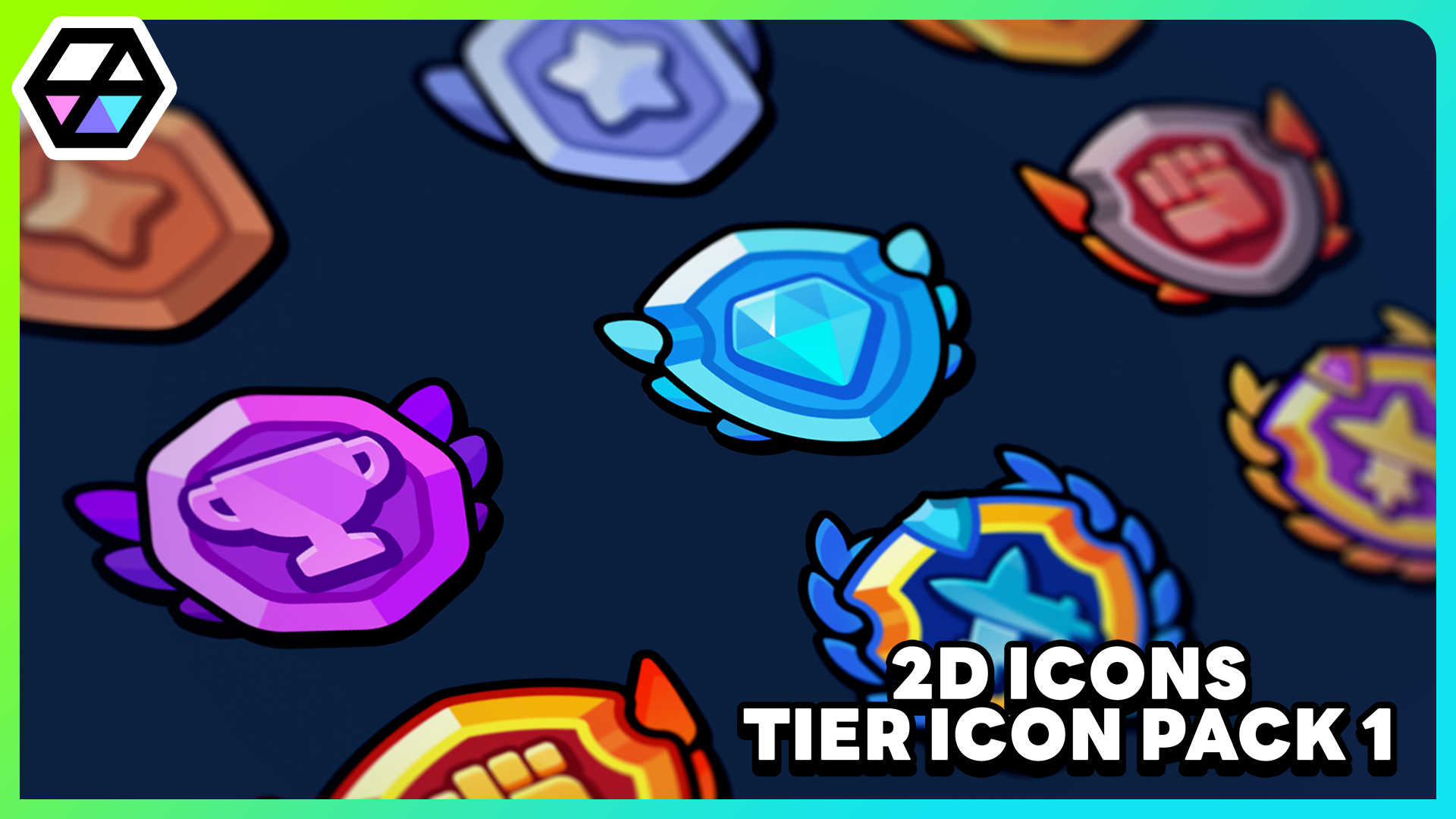 2D Icons - Tier Icon Pack 1 | Fab