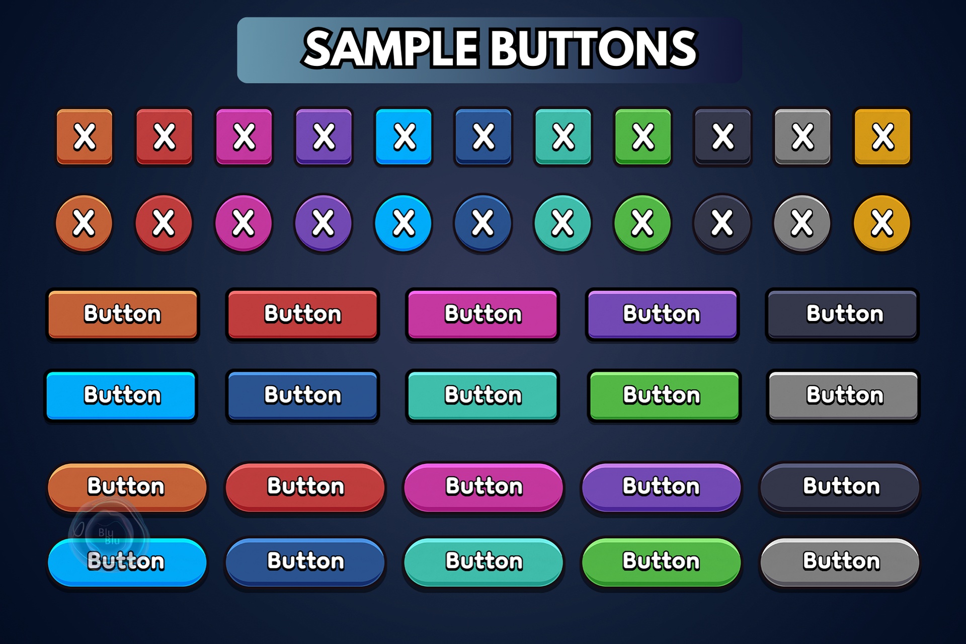 Media 1 for listing Dark Fantasy GUI