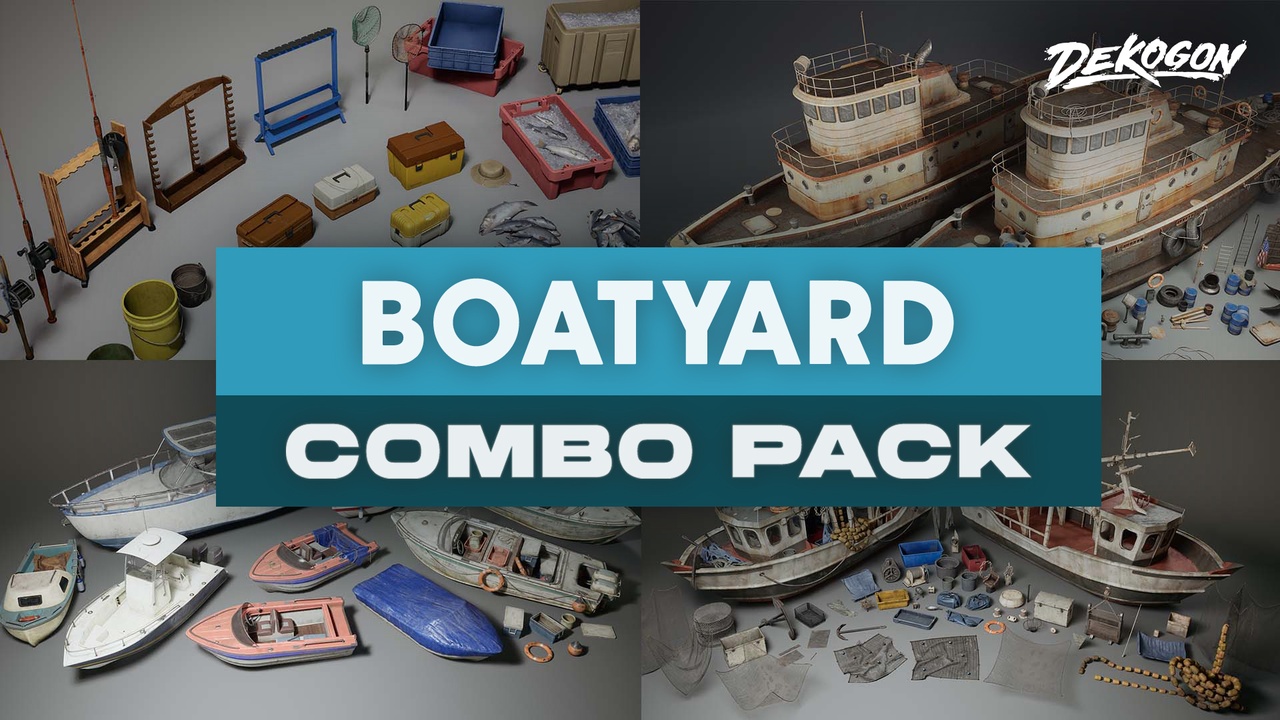 Media 1 for listing BOATYARD - COMBO Prop Pack (VOL 1-7)