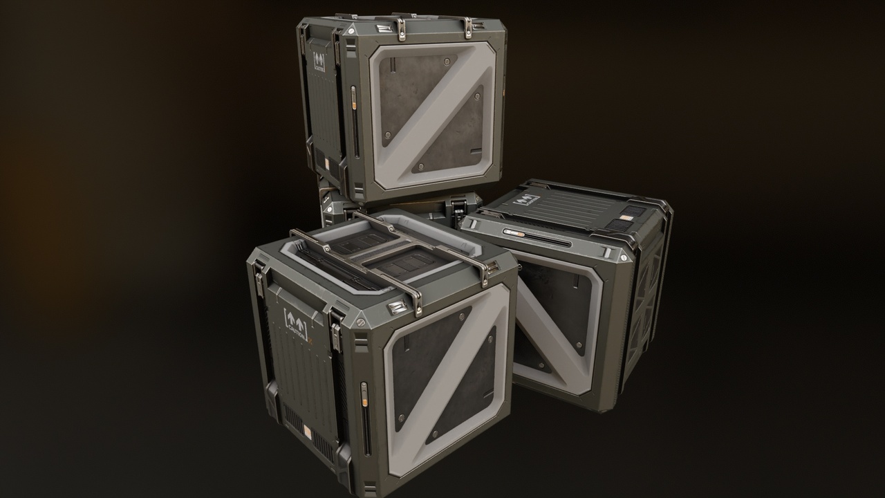 Media 1 for listing Sci-Fi Cube,Box,Case,Container B