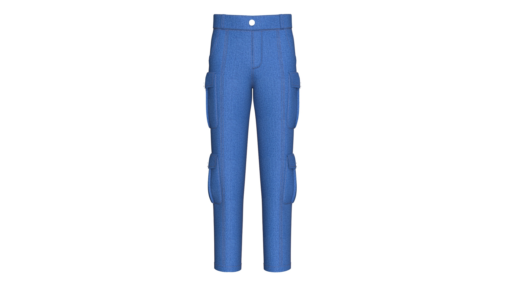 Media 1 for listing Men Cargo Pocket Denim Pant | High Poly