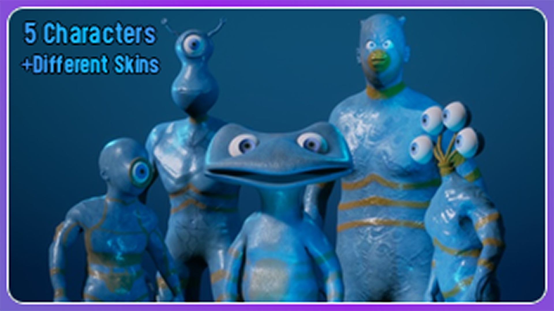 Five Alien Creatures - Character Pack | Fab