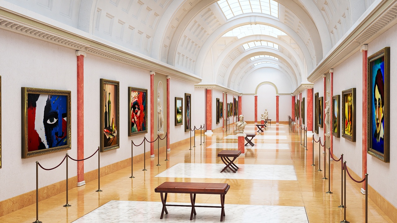 Media 1 for listing Classical low poly modular museum