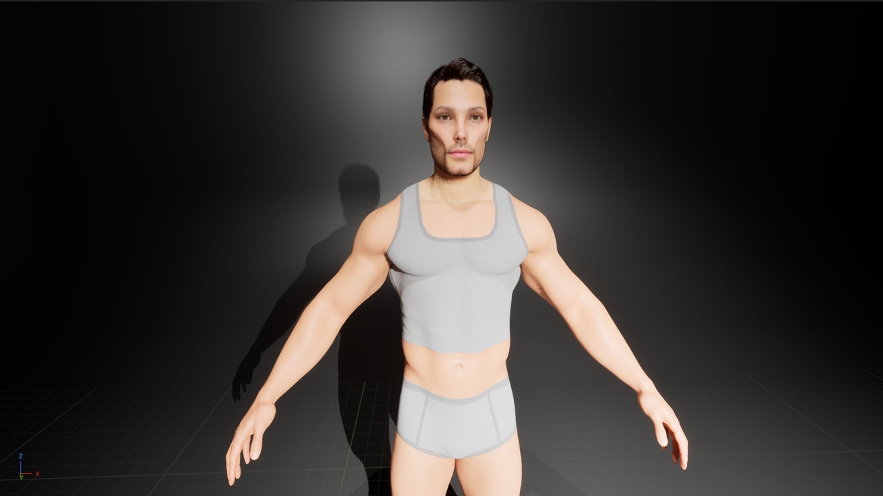 Media 1 for listing Man 1 - Editable Male Metahuman Character