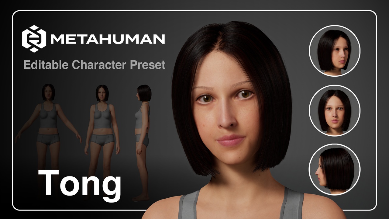 Media 1 for listing Tong - Editable Metahuman Character