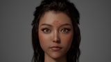 Editable MetaHuman Beauty - Zhang Xiaoman.With hair, no clothing ...