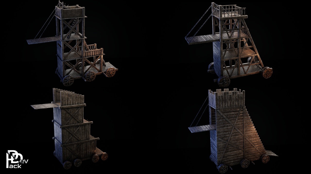 商品 Modular Siege Towers / 16 Assets 的媒体 1