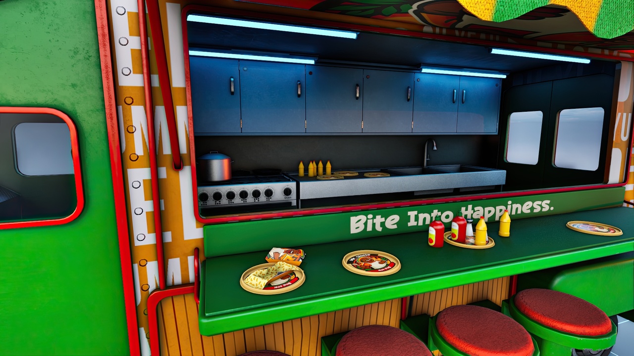 Media 1 for listing Stylized Hot Dog Food Truck