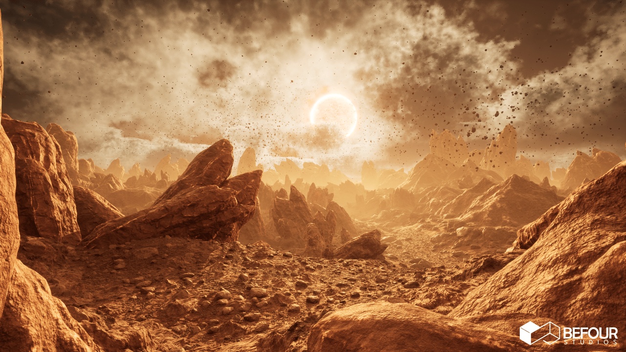 Alien Planets Environment w/ Planet Creator PCG