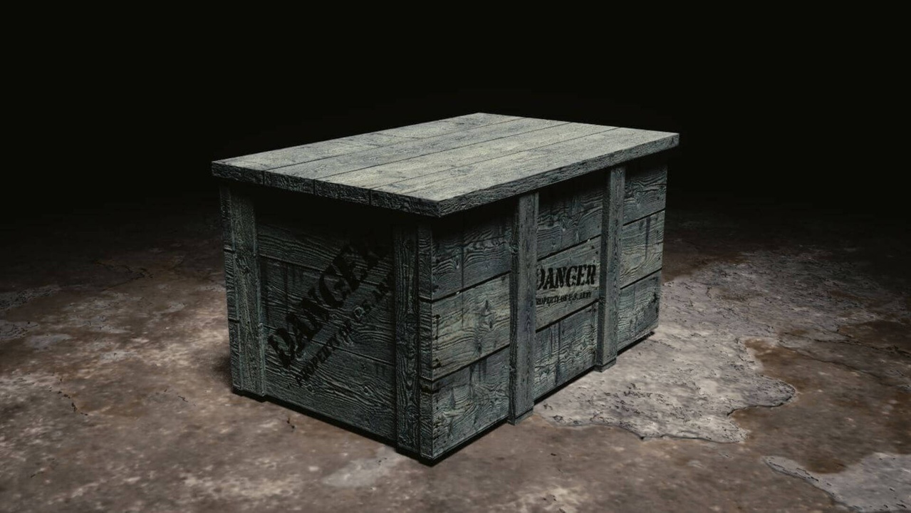 Media 1 for listing Military Supply Crate 3D Model
