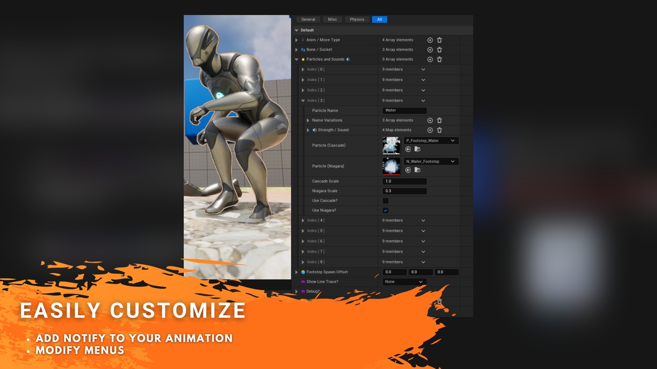 Footstep Sound Component