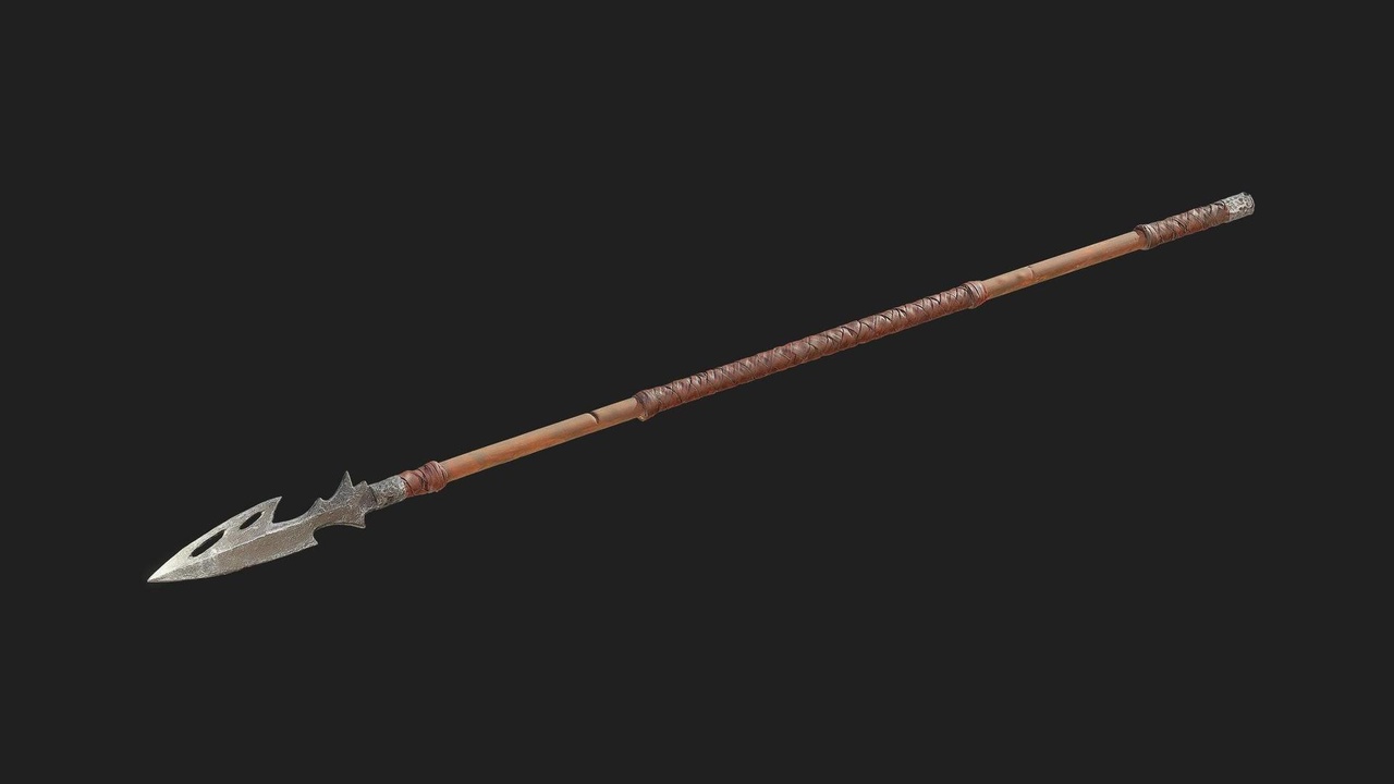 Media 1 for listing Historic Medieval Weapon Spear Wood 05