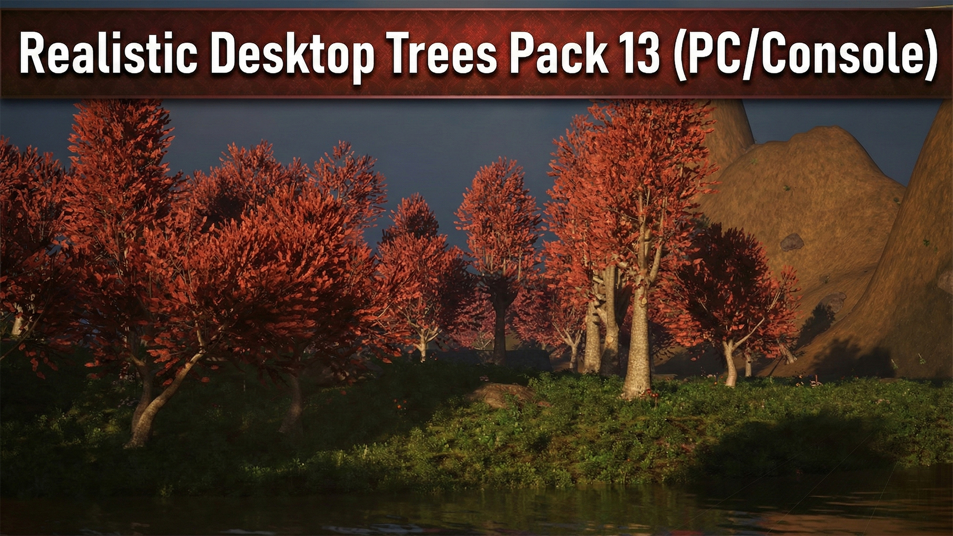 Realistic Desktop Trees Pack 13P (PC/Console) | Fab