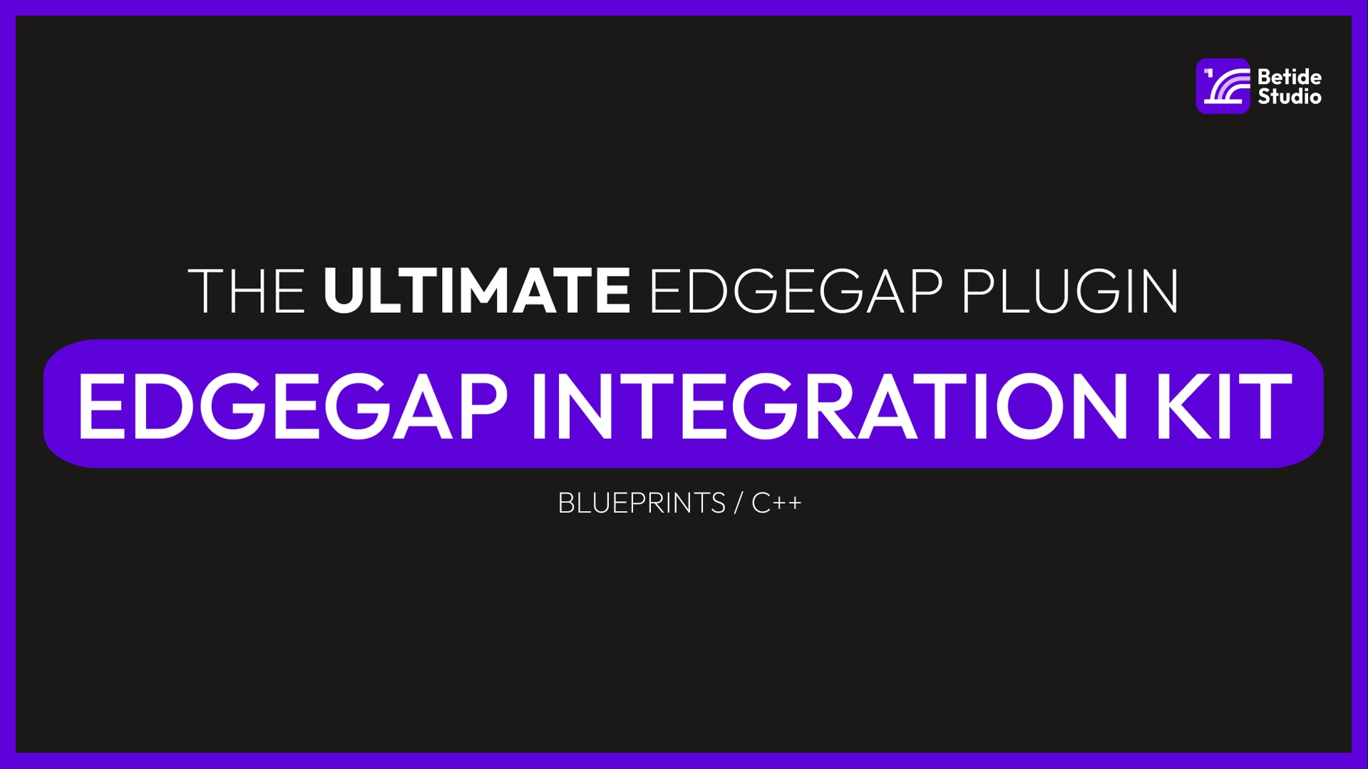 Media 1 for listing Edgegap Integration Kit